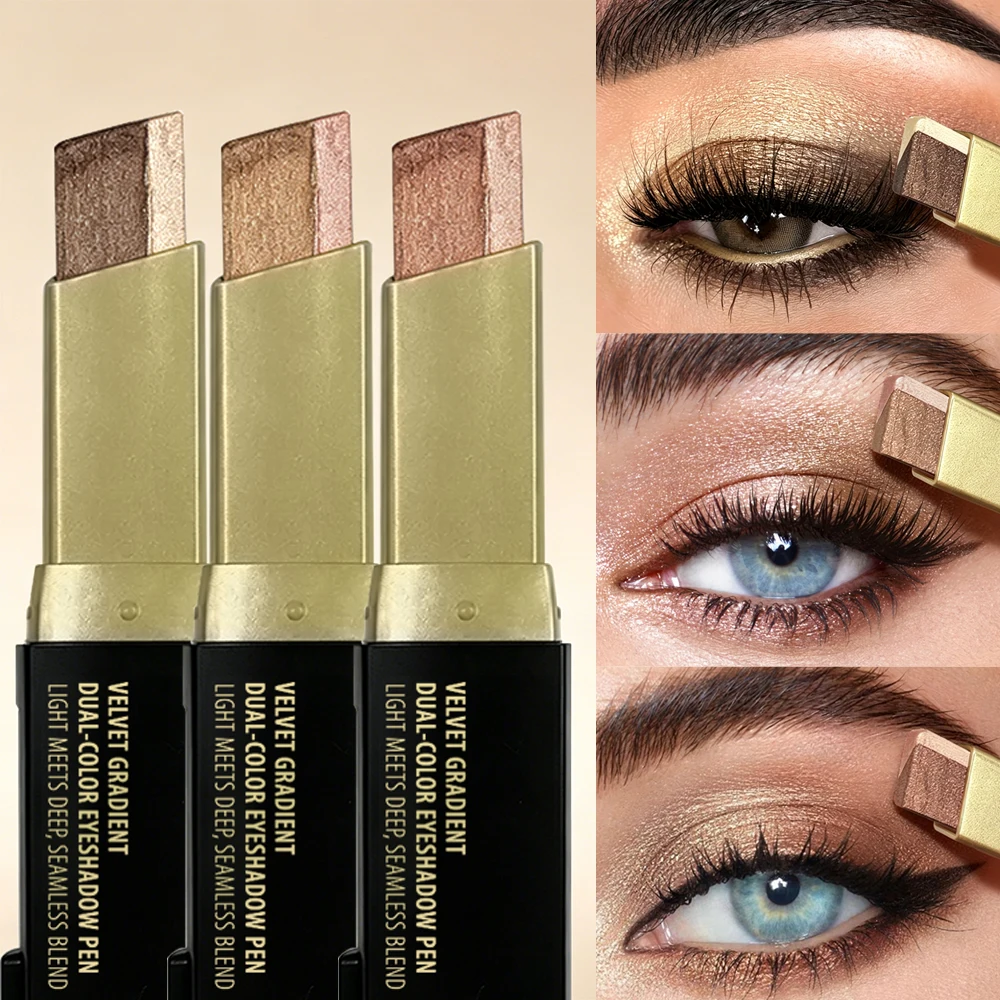 Pensil Eyeshadow Dua Warna - T - Gold 6138 ulasan dan harga