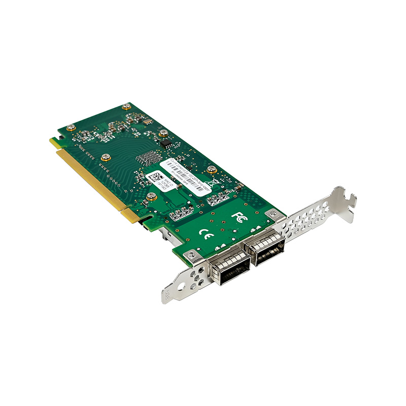 Kartu Kontroler PCIe4.0 X16 de - 100Gbe Qsfp28 Network Card ulasan dan harga